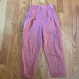 Pink reddish pants